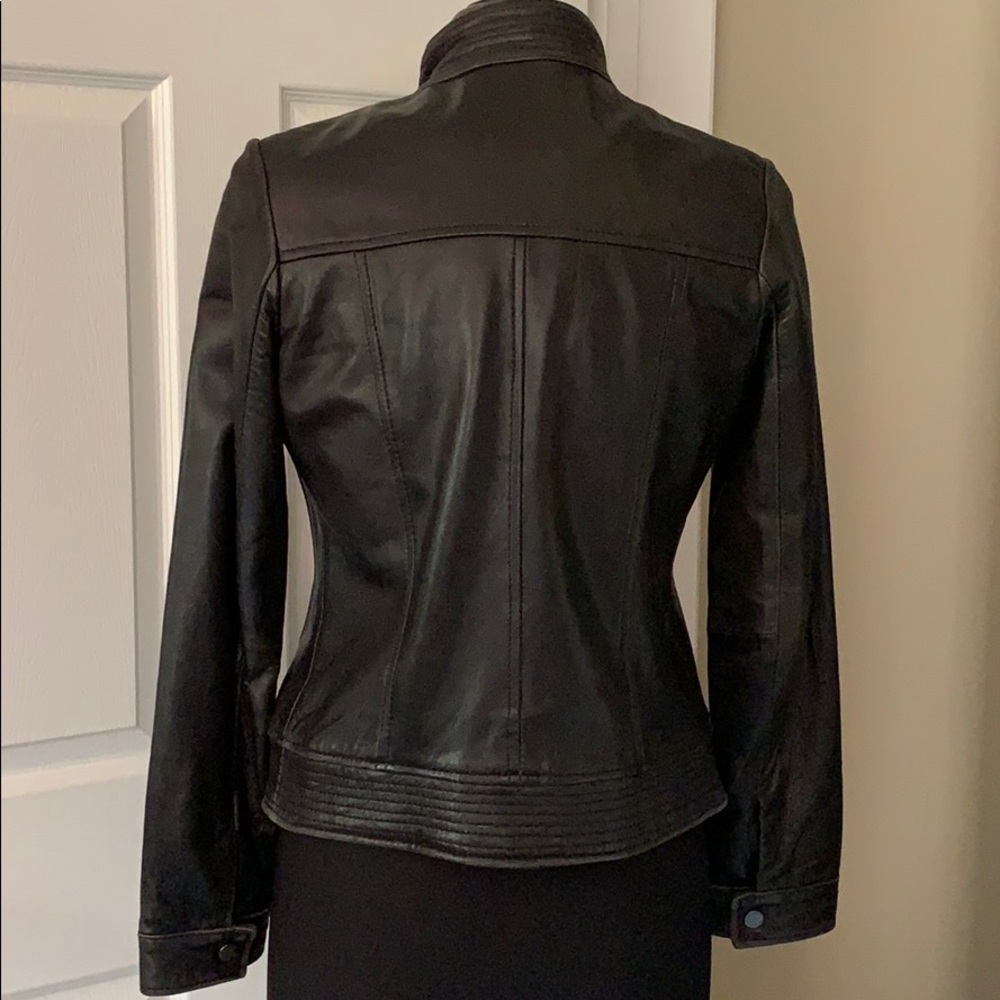 Tommy Hilfiger 100% genuine leather jacket size XS - Picture 6 of 8